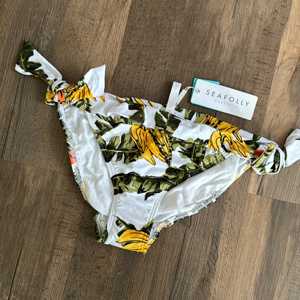 Seafolly Austrailia banana bathing suit bottoms